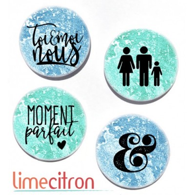 Lime Citron - badge 351 «Pratico Famille»   